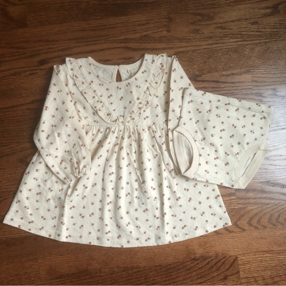 Quincy Mae Other - NWT | Quincy Mae | Pointelle Ruffle Dress Set